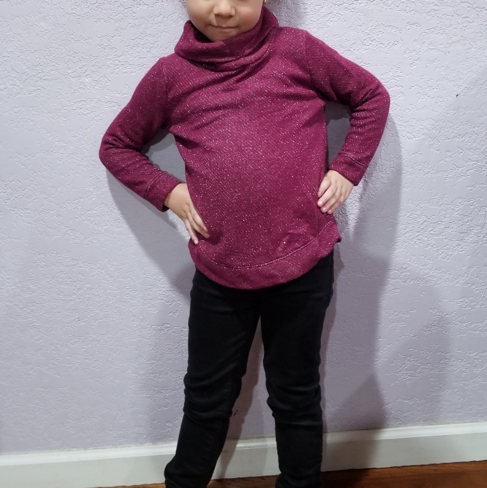 Turtle neck dress like top